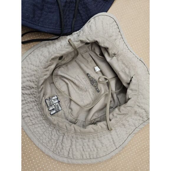 2 Tru Spec Hat Sun Hot Weather Type II Beige And Blue - Picture 7 of 11
